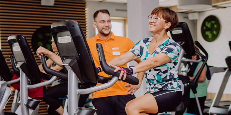 Fitnessstudio Dessau Aktivital - Cardiotraining auf dem Fahrradergometer